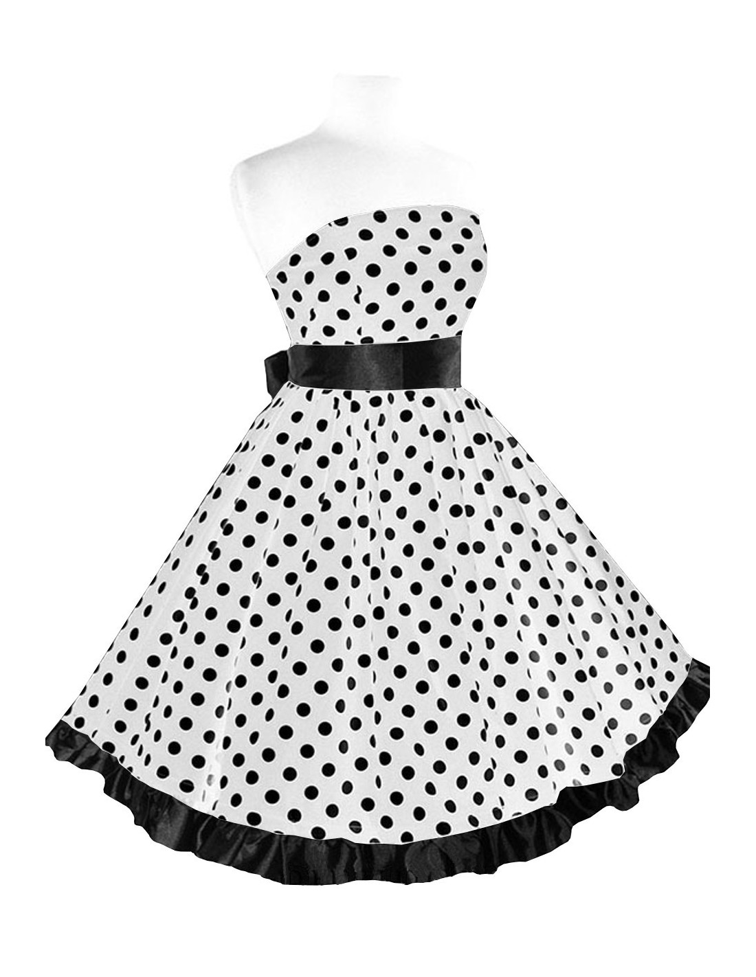 vestido anos 60 branco