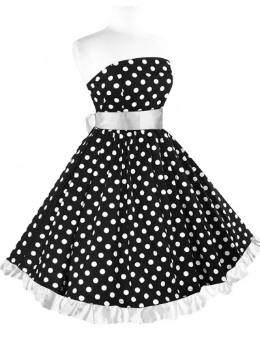 vestido anos 60 preto