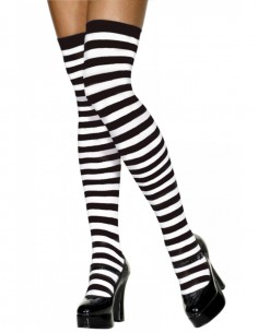 Meia Listrada Zebrinha 7/8