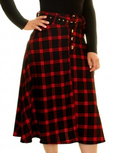 Saia Feminina Xadrez Retrô Anos 60 Vintage Pinup Cosplay 31