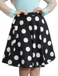 Saia De Bolinha Tamanho...