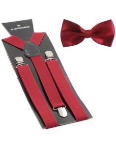 Suspensório + Gravata Borboleta Festa Retrô Anos 60 Vintage 2