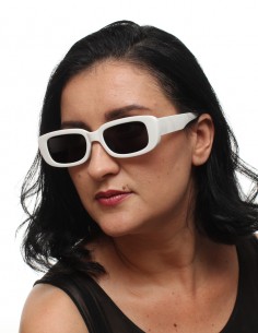 Óculos de Sol Hype Retro Retangular Vintage Proteção UV 10 2