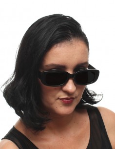 Óculos de Sol Hype Retro Retangular Vintage Proteção UV 10 2