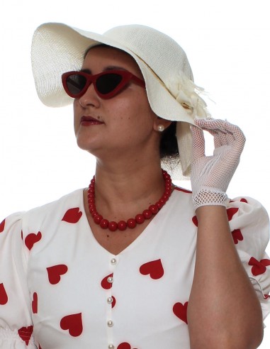 Colar Vermelho Escuro de Bolas Colar Vermelho Escuro de Bolas