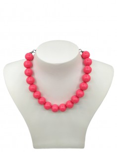 Colar de Bolas Gargantilha Blogueira Vintage Retro Anos 60 01