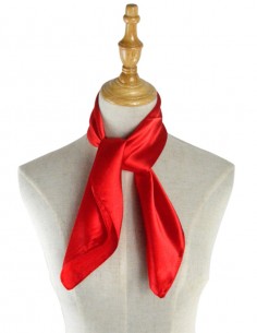 Lenço de Pescoço Liso Vermelho 14