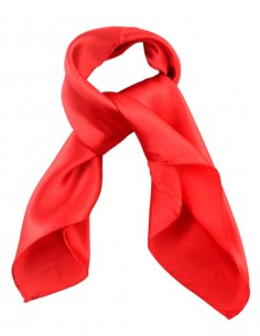 Lenço de Pescoço Liso Vermelho 14 2