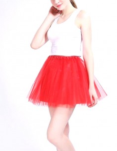 Saiote Anágua Tule Tutu Elástico Vestido Retro Bolas Anos 60 35