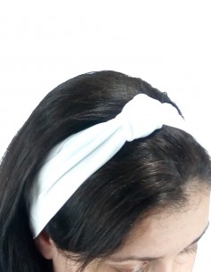 Faixa Cabelo Turbante Com Nó Retro Anos 60 Bola Festa Tiara 63