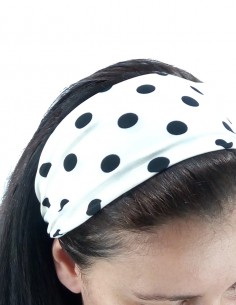 Faixa Cabelo Turbante Com Nó Retro Anos 60 Bola Festa Tiara 49 2