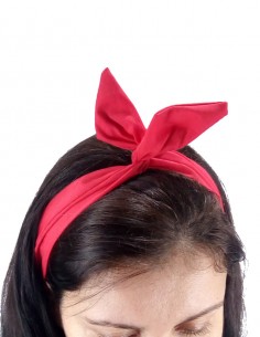 Tiara Lenço De Cabelo Aramada Pin Up Retrô Anos 60 Bolinha 71