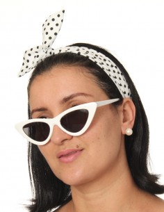 Tiara Lenço De Cabelo Aramada Pin Up Retrô Anos 60 Bolinha 19 2