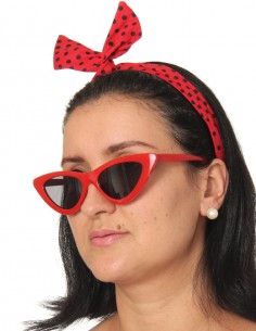 Tiara Lenço De Cabelo Aramada Pin Up Retrô Anos 60 Bolinha Joaninha 2