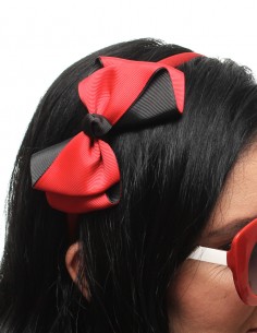 Tiara Arco De Cabelo Encapada Laço Retrô Anos 60 01