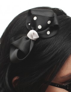 Tiara Arco De Cabelo Encapada Laço Retrô Anos 60 05