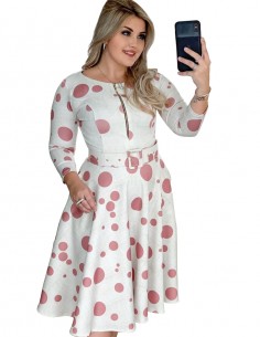 Vestido De Bolinha Anos 60 Festa Vintage Baile Traje Retrô Bolas p42 10