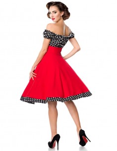 Vestido De Bolinha Anos 60 Festa Vintage Retrô Bola 50 PIN21 24 2