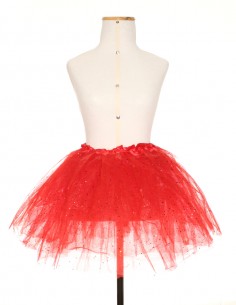 Saiote Anágua Tule Tutu Elástico Vestido Retro Bolas Anos 60
