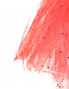 Saiote Anágua Tule Tutu Elástico Vestido Retro Bolas Anos 60 2