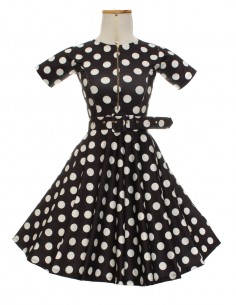 Vestido De Bolinha Anos 60 Festa Vintage Retrô Bola 50 PIN43 09