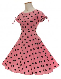 Vestido De Bolinha Anos 60 Festa Vintage Retrô Bola 50 PIN39 20 2