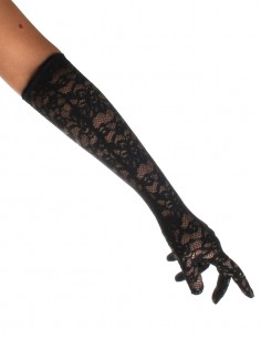 Luva Renda Sensual Média Cosplay Rock Sexy Noiva Festa 19