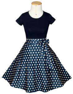 Vestido De Bolinha Anos 60 Festa Vintage Retrô Bola 50 P51 10