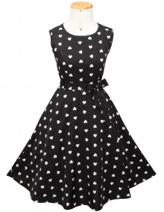 Vestido De Bolinha Coração...