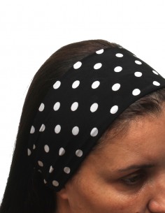 Faixa Cabelo Turbante Com Nó Retro Anos 60 Bola Festa Tiara 63 2