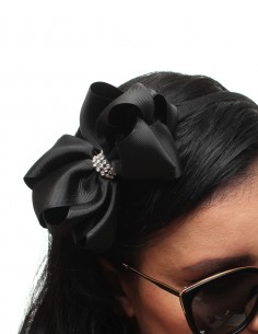 Tiara Arco De Cabelo Encapada Laço Retrô Anos 60 04