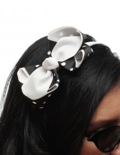 Tiara Arco De Cabelo Encapada Laço Retrô Anos 60 04