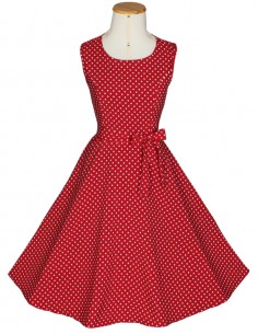 Vestido De Bolinha Anos 60 Festa Vintage Retrô Bola P47 30