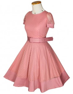 Vestido Casual Bolas Renda V03r 05 2