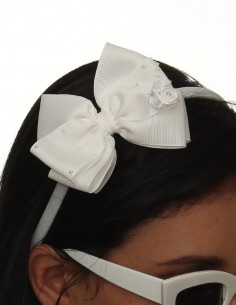 Tiara Arco De Cabelo Encapada Laço Retrô Anos 60 01