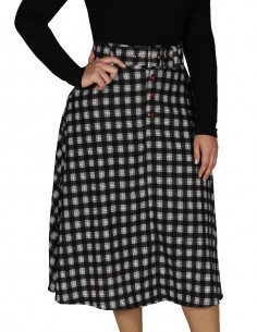 Saia Xadrez Preto SX01