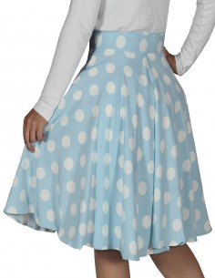 Saia Feminina Retrô De Bolas Anos 60 Vintage Pinup Fantasia 40 2