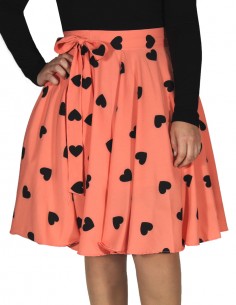 Saia Feminina Retrô De Bolas Anos 60 Vintage Pinup Fantasia 030