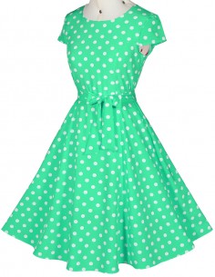 Vestido De Bolinha Anos 60 Festa Vintage Retrô Bola P45 59 2