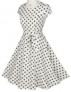 Vestido De Bolinha Anos 60 Festa Vintage Retrô Bola P45 19 2