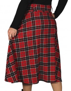 Saia Feminina Retrô De Bolas Anos 60 Vintage Pinup Fantasia 01 2