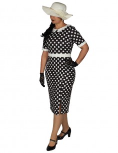 Vestido De Bolinha Anos 60 Festa Vintage Retrô Bola 50 Pin23 51