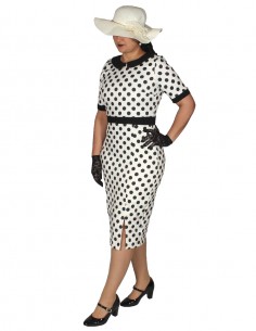 Vestido De Bolinha Anos 60 Festa Vintage Retrô Bola 50 Pin23 51