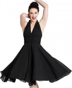 Vestido Marilyn Monroe Anos 50 60 Festa Vintage Retrô Fantasia Baile Cosplay Rockabily Pinup 01