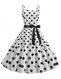 Vestido De Bolinha Anos 60 Festa Vintage Retrô Bola 50 Pin10 20