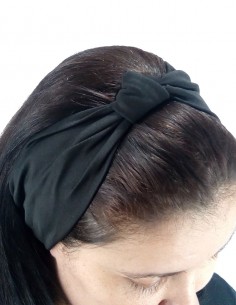 Faixa Cabelo Turbante Com Nó Retro Anos 60 Bola Festa Tiara