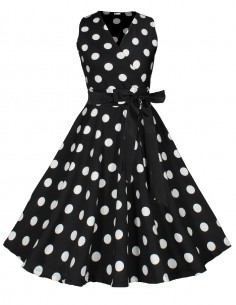 Vestido De Bolinha Anos 60 Festa Vintage Retrô Bola 50 10