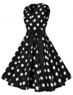 Vestido De Bolinha Anos 60 Festa Vintage Retrô Bola 50 10 2