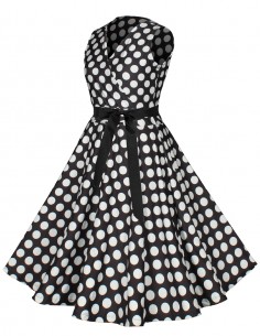 Vestido De Bolinha Anos 60 Festa Vintage Retrô Bola 50 10 2