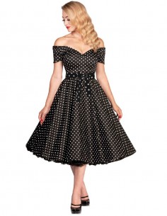 Vestido De Bolinha Anos 60 Festa Vintage Retrô Bola 50 10 2